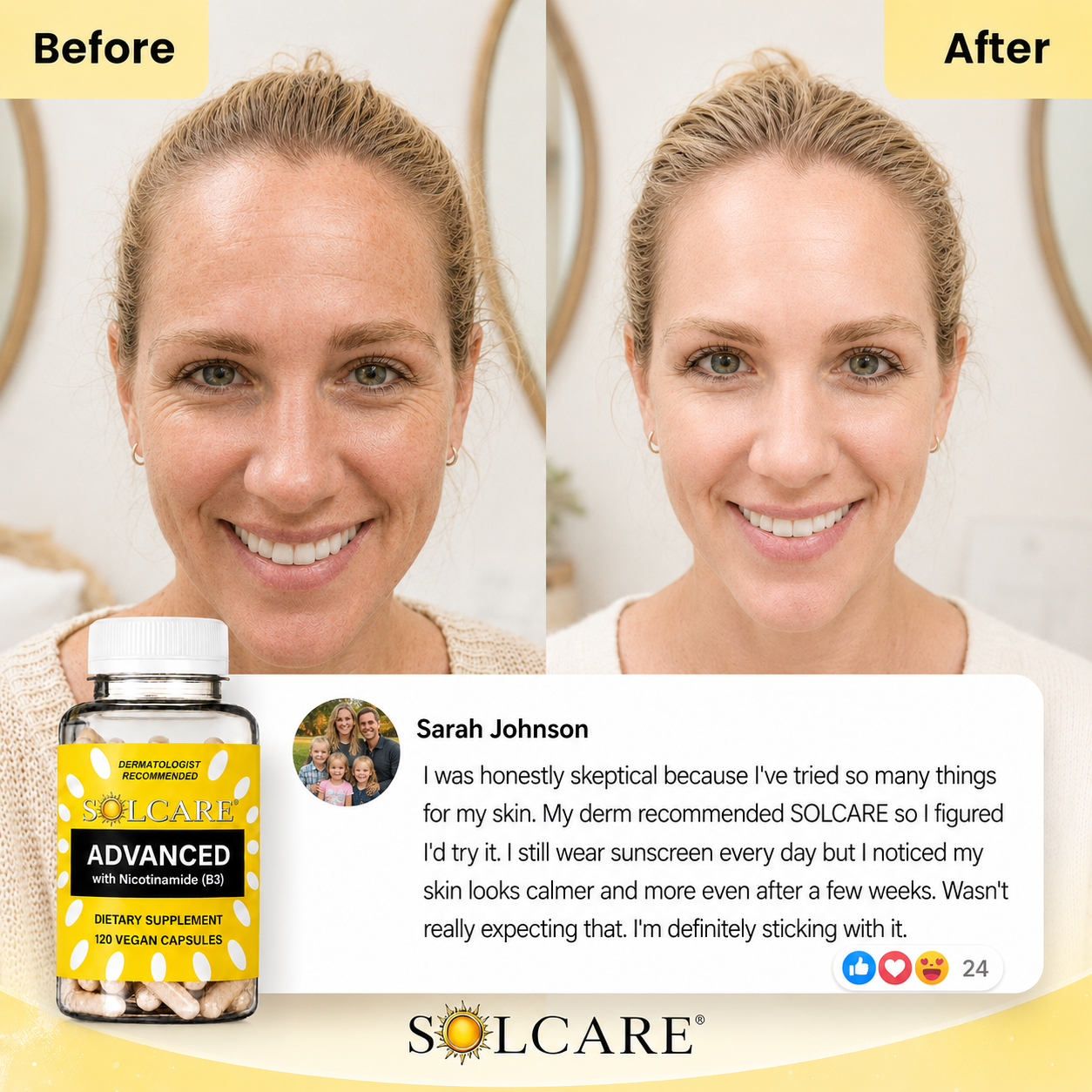 SOLCARE 24 Hour UV Protection